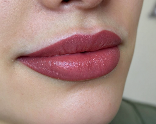 micropigmentacion labios cicatrizada